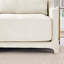 Canapé à deux places en chenille avec repose-pieds et coussins lombaires, conception ergonomique, bois de haute qualité, installation facile pour les chambres et les salons-68213440