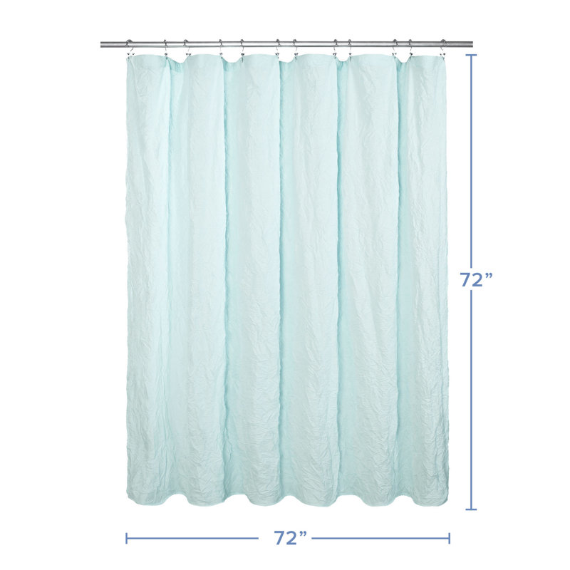 Rideau de douche Kimlyn, Bleu œuf Robins