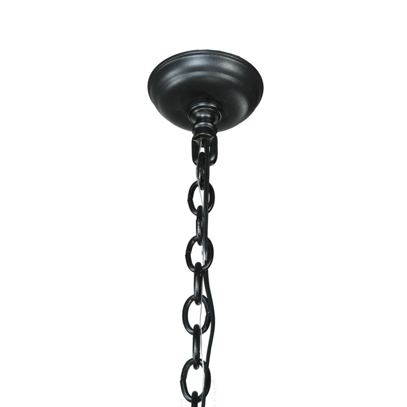 Luminaire bol suspendu unique à 4 lumières Eda