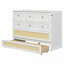 Lit escamotable pleine grandeur avec de grands tiroirs pour un sommeil peu encombrant et des solutions de rangement intelligentes-604212206