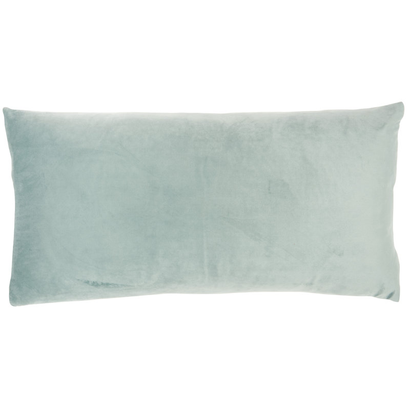  Housse de coussin carré et insert, Céladon, H 12 po x l 24 po, Rectangulaire