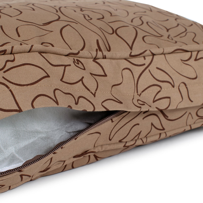 Body Glove Paintflower Pet Napper with Removable Cover, Medium (36"w x 27"d x 4"h), Earth