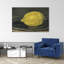 Le Citron, 1880, estampe d'art mural contemporain abstrait impressionniste représentant un fruit.-340822136