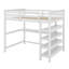 Lit mezzanine double avec tablettes et bureau-1835368698