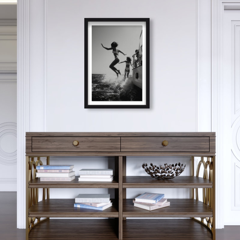 Liquid Gravity Print by Oliver Gal, 31.5"H x 21.5"W, Black Shadowbox