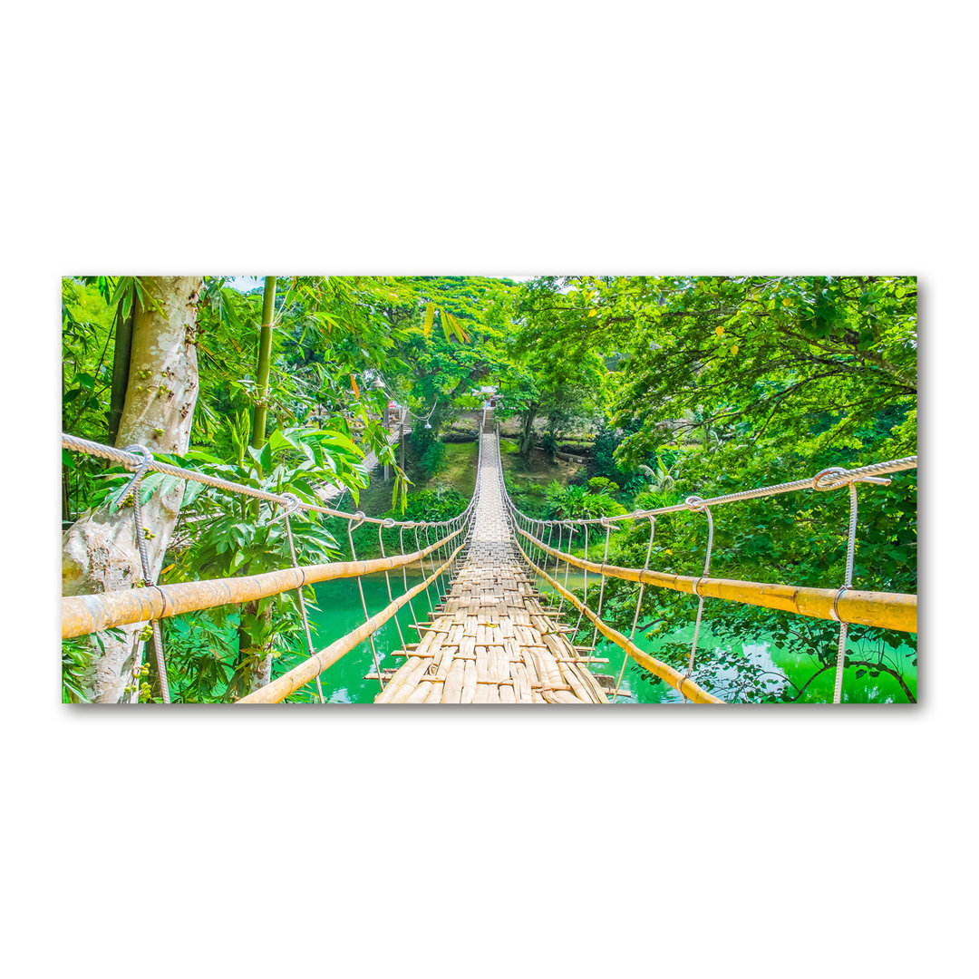 Bamboo Forest Bridge - Ungerahmte Kunstdrucke auf Leinwand