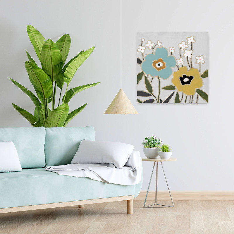 Art floral Pop I, H 24 po x l 24 po