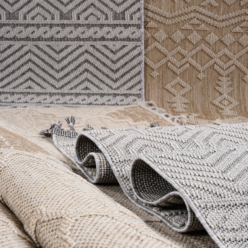 Tapis traditionnel tissé à la machine et tissé 4X6