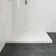 OVE Decors 54-In W X 36-In D Shower Base Pan Rectangle, Hidden Side Drain, White Acrylic, Reversible Design