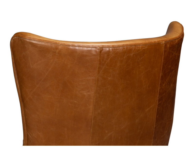 Fauteuil à oreilles rembourré Patron
