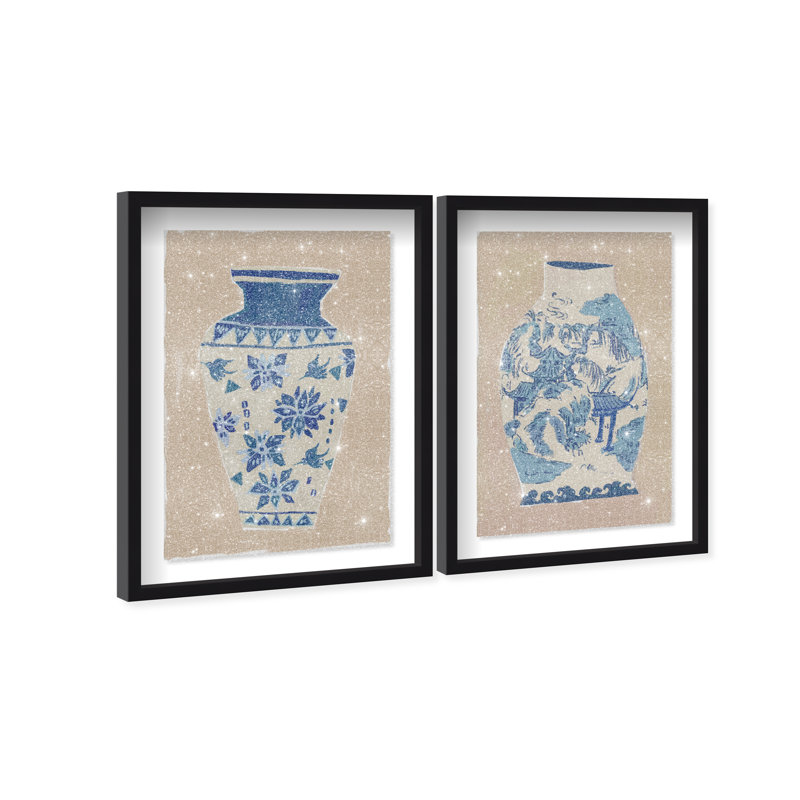 Heirloom Ornaments Set Set by Oliver Gal, 25.5" H x 17.5" W, Black Shadowbox