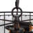 Baconton 3 - Light Dimmable Drum Chandelier