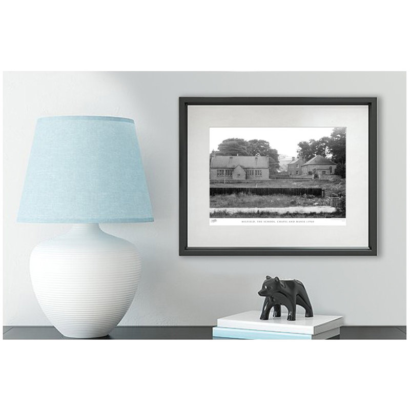 Milfield, The School, Chapel And Manse C1960 - Single Picture Frame Print, 45cm H x 60cm W x 2.3cm D
