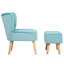 Fauteuil de chambre avec repose-pieds Abarca-1256869833