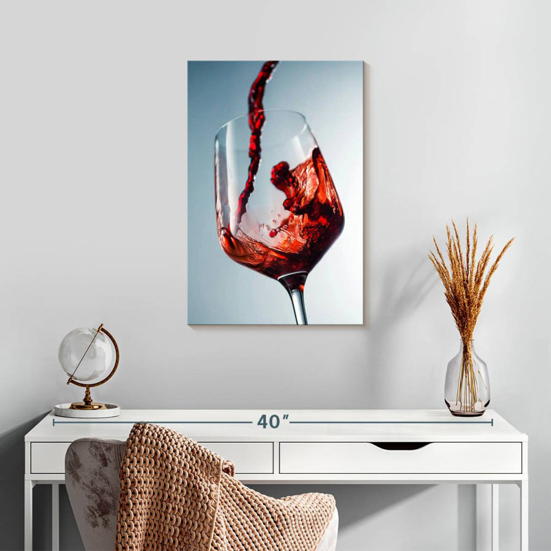Yarlin Pour The Red Wine, 24" H x 16" W