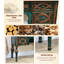 Bureau en bois massif avec tiroirs American Vintage