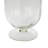 Perry And Grey Glass Ribbed Candle Holder With Elevated Base-1714852045