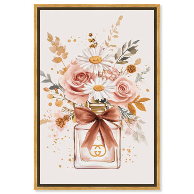 Jolies fleurs sur toile coquettes, art tendance par Art Remedy