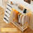 47.2'' W 5 - Drawer Dresser for Bedroom with Hanging Rack Led Lights and Charging Station-1863345099