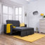 Bevers 2 Seater Linen Blend Sofa Bed-951418624