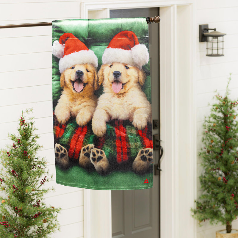 Cozy Goldies drapeau de jardin lustré