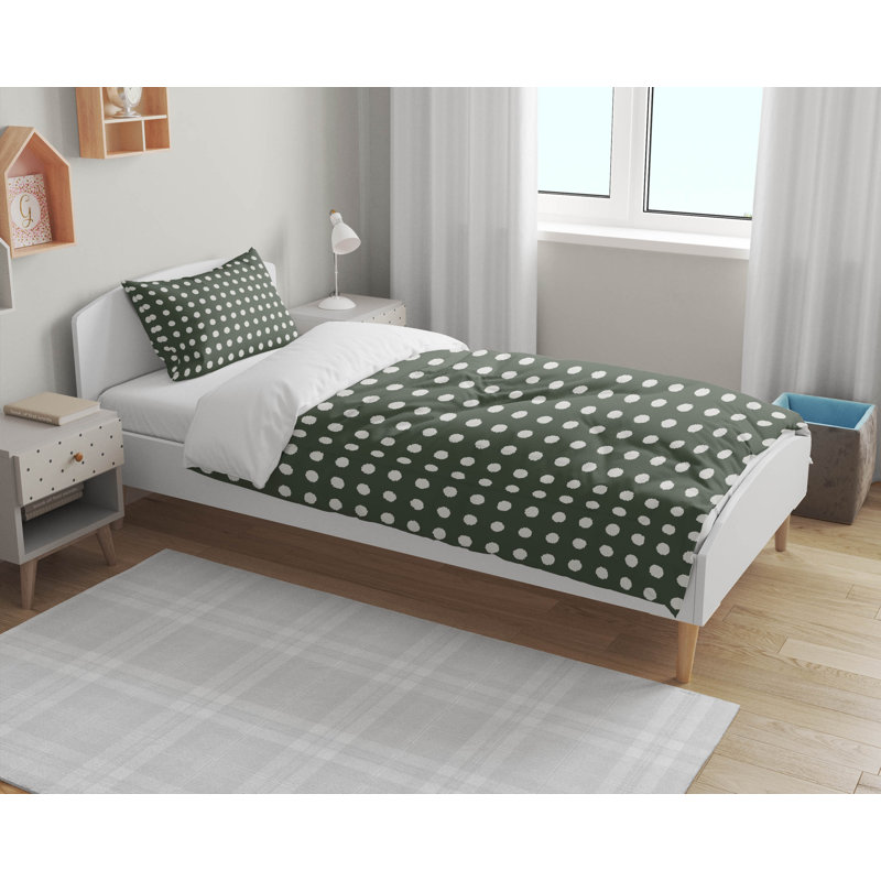 Ensemble d'édredon léger Dot Doted, Vert