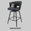 Ensemble de 2 tabourets de bar pivotants 360