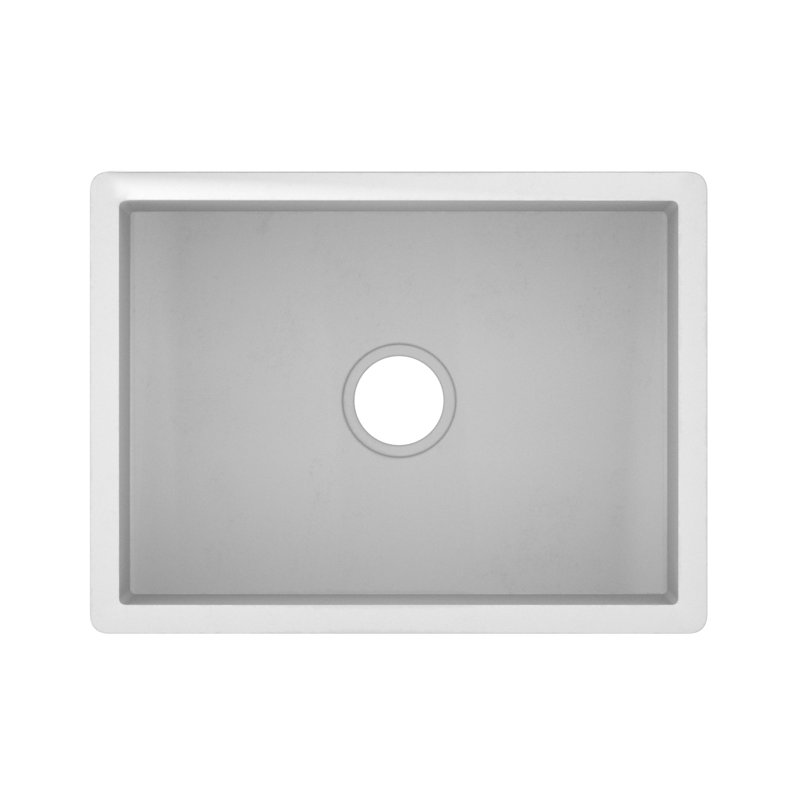 NativeStone® 24" L x 18" W Kitchen Sink, Pearl