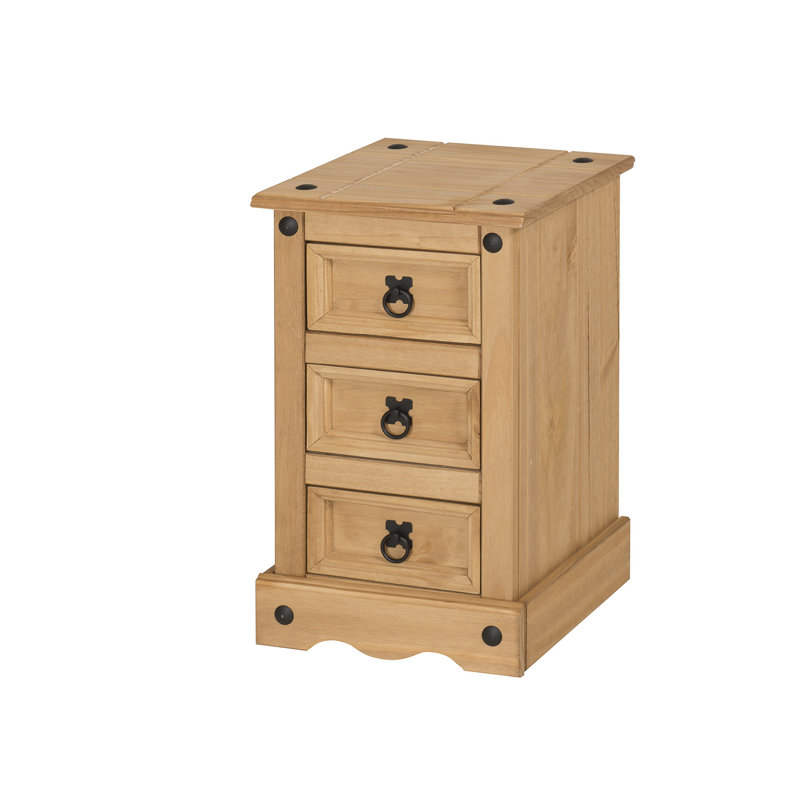 Bridewell 35cm W Solid Wood Bedside Table