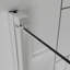 Porte de douche pliante demi-cadre avec verre trempé transparent Kai l 30 po x H 72 po