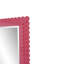Miroir pastel festonné rose-131633290
