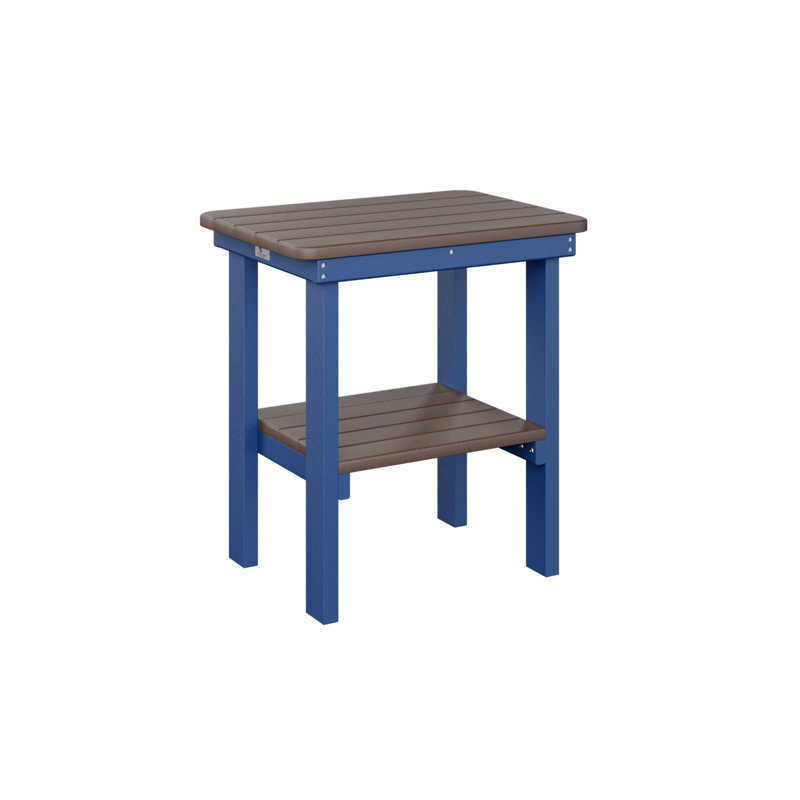 Berlin Gardens Rectangular End Dining Table, Chocolate Brown, Pacific Blue