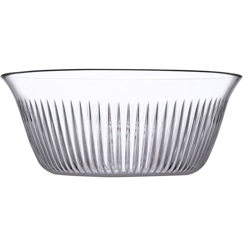 17 Stories Tayvian Glass Salad Bowl