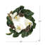 Couronne de magnolia blanc crème 22 po