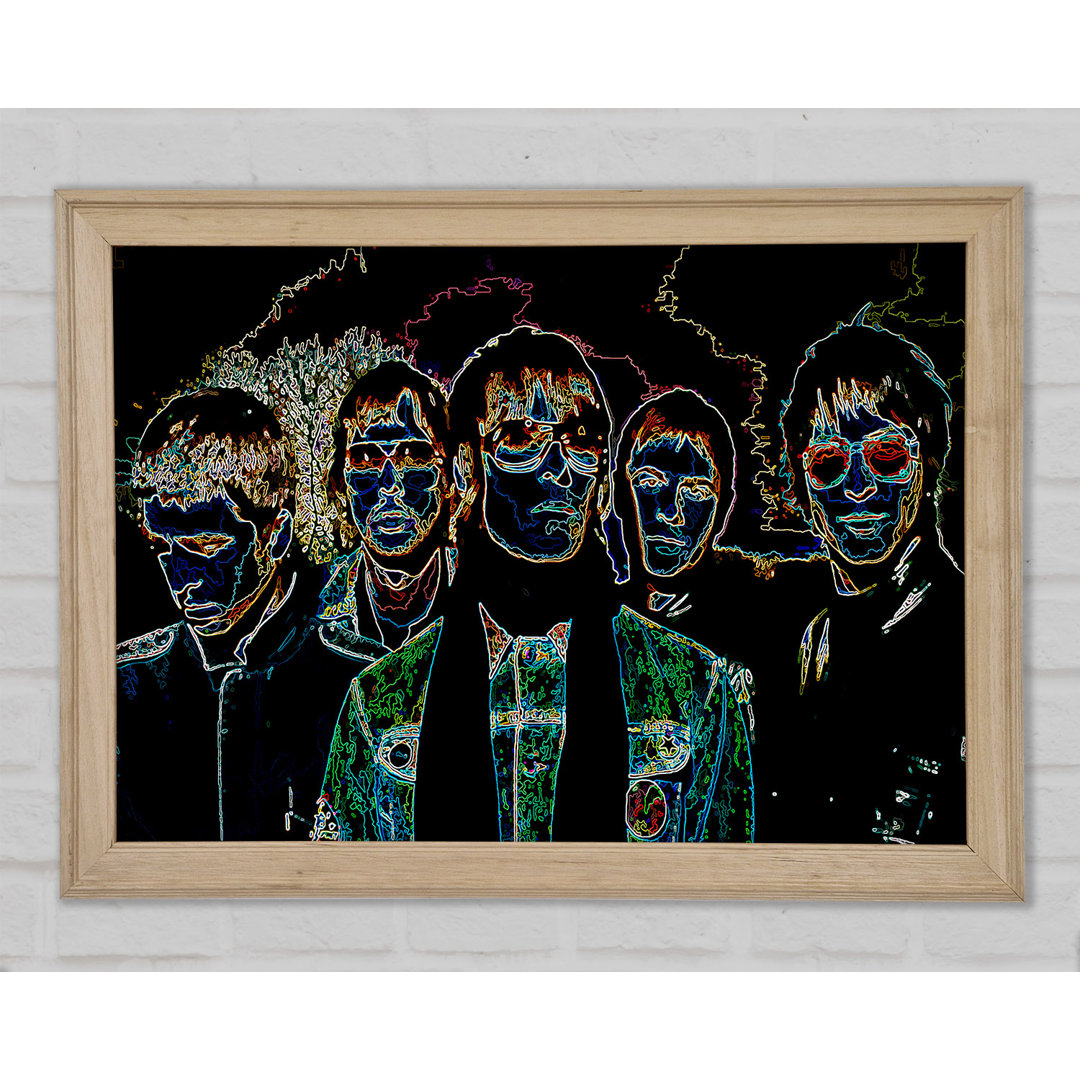 Oasis All My People - Einzelne Bilderrahmen Kunstdrucke