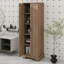 Storage Cabinet/Pantry Cabinets, Tall Wooden Storage With Two Doors Bookcase With Adjustable Shelves-82078868