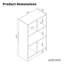 60*29*100cm, Multi-Layer Storage Shelf - MDF/Chipboard Material, Space-Saving Bookcase-1017470594
