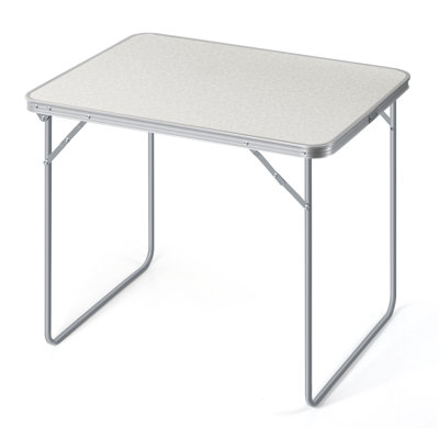 Table pliante pour l'extérieur blanc