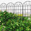 Paquet de 4 treillis de jardin en métal