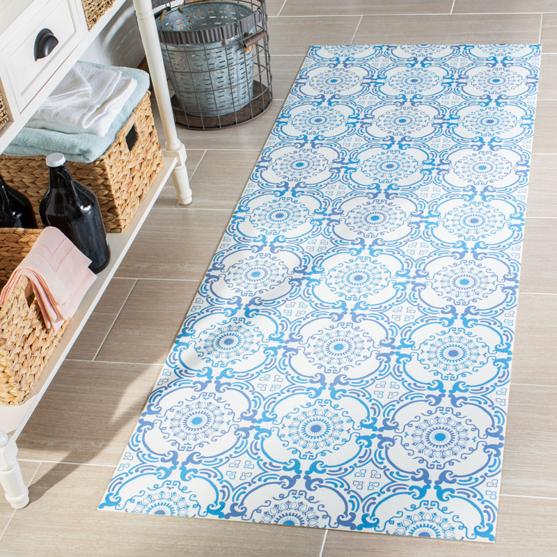 Tapis de cuisine en vinyle Tiago, Rectangle 4 pi 1 po x 6 pi 7 po