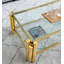 Ensemble de 2 tables basses en acier inoxydable-114232841