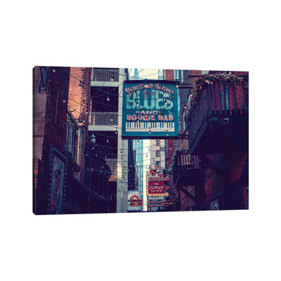 Imprimante, Ruelle de Nashville, Tennessee par Ann Hudec - reproduction de photo sur toile tendue