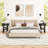 2 Pcs 2-tier Side End Sofa Table Round Nightstand Bedroom Living Room Black