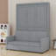 Lit escamotable mural Murphy avec coussin