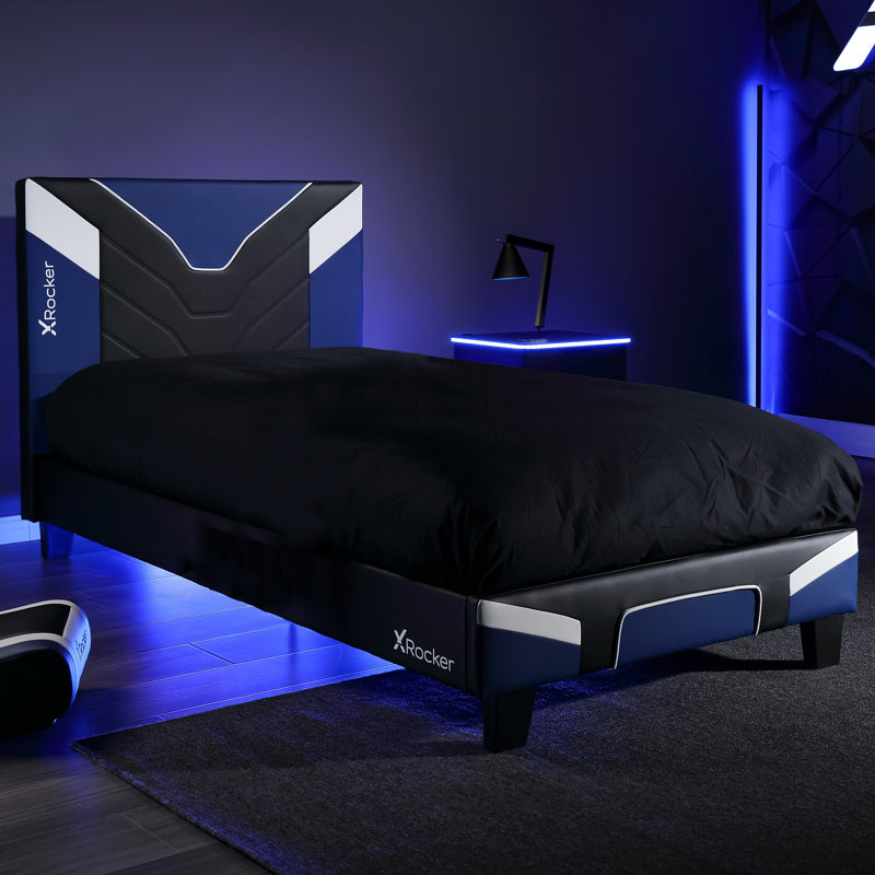 X Rocker CERBERUS Single (3') Panel Gaming Bed, Blue