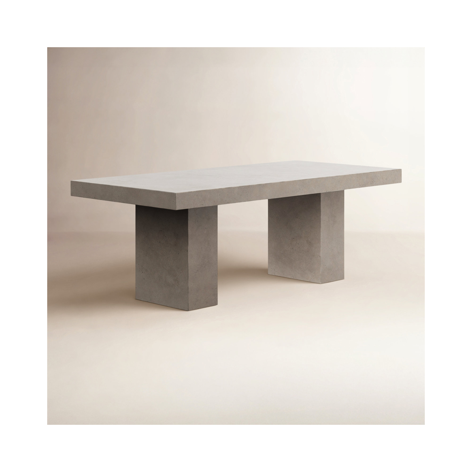 Kareen Pedestal Dining Table, 82.75" L x 39.25" W, Standard Table (30.5" Height), Dark Gray