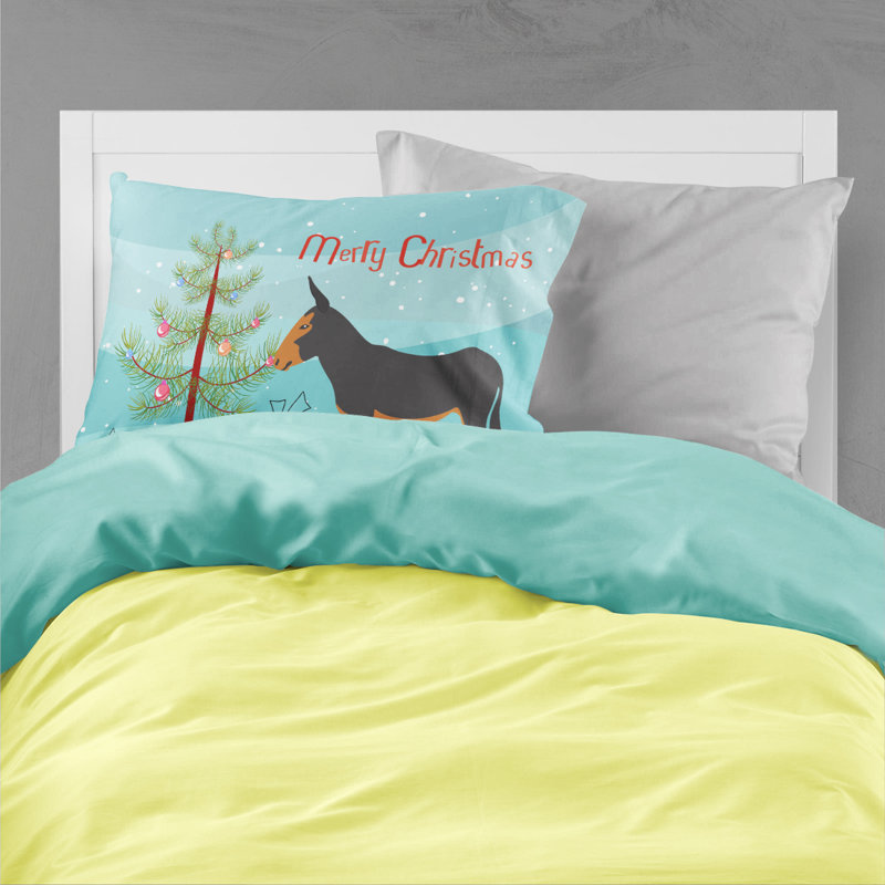 Taie d’oreiller de noël donkey