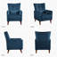 Fauteuil inclinable Amaurie Tacho avec dossier capitonné-1226636064