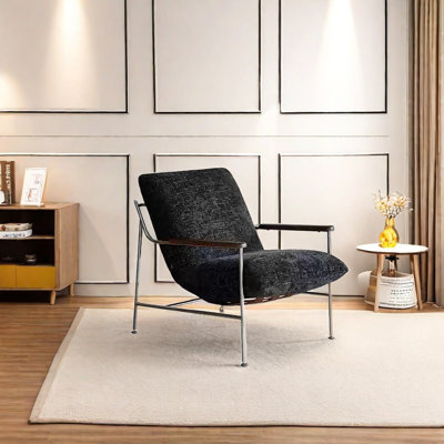 Chaise confortable avec structure en acier