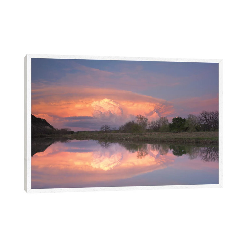 Storm Clouds Over South Llano River, South Llano River State Park, Texas III by Tim Fitzharris - Gallery-Wrapped Canvas Giclée on Canvas